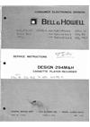 Bell and Howell 294 manual. Camera Instructions.